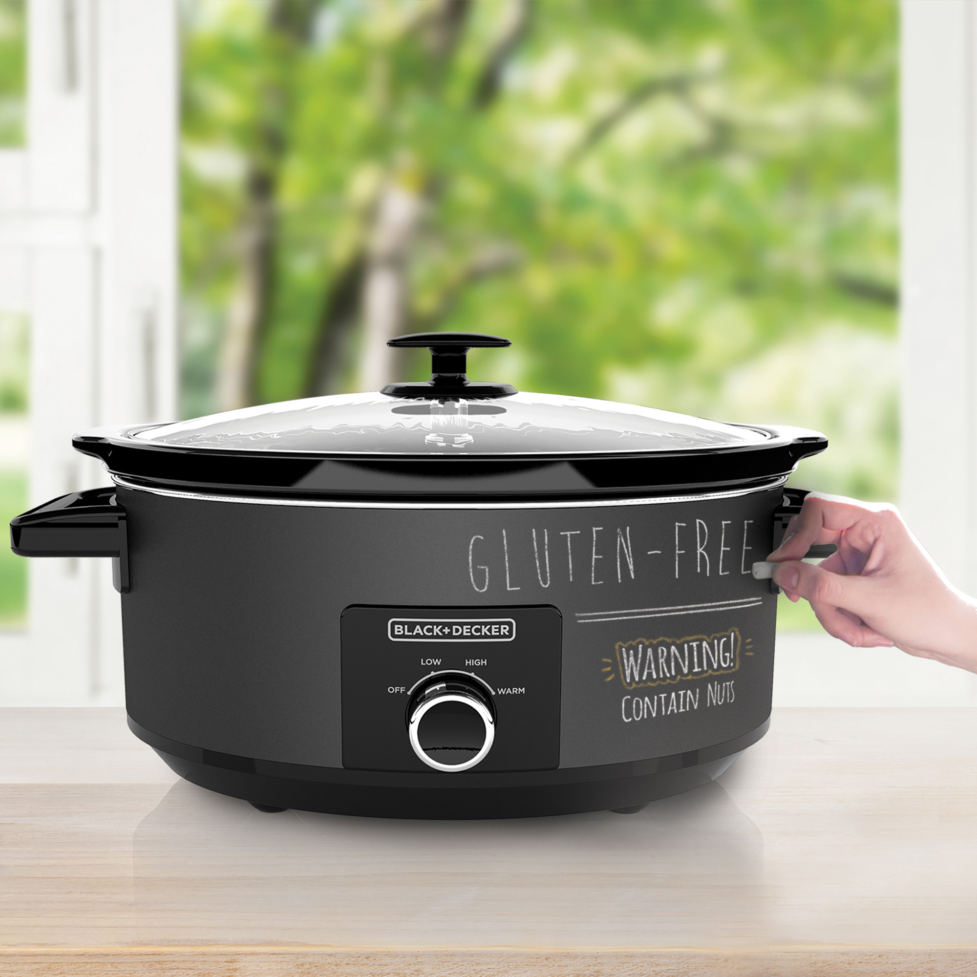 7 Quart Slow Cooker Chalkboard BLACK DECKER